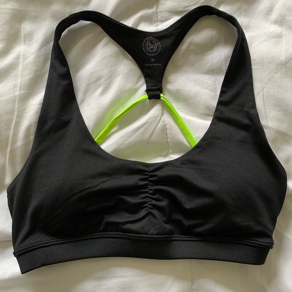 Black Sports Bra